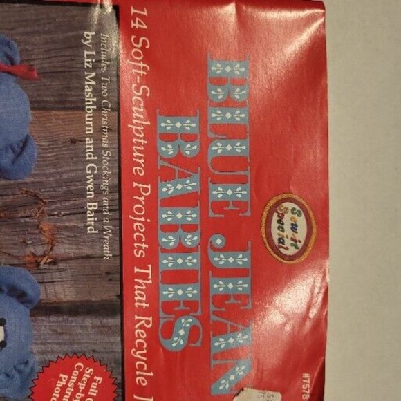 Vintage SEW IT SPECIAL #7578 Blue Jean Babies Crafting Book Includes Patterns - Picture 3 of 6